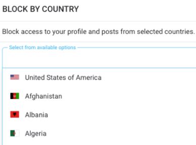 onlyfans location settings|Block Countries on OnlyFans: A Step